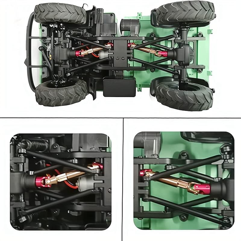 1 Set Metal Drive Shaft CVD Driveshaft for FMS 1/24 FCX24 1/18 MOGRICH RC Crawler Car Parts| | - - (Color: As Shown)