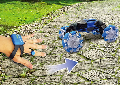LEXiBOOK, Extreme Crosslander RC Car, RC50 | Gesture bracelet, Music, Light effects, Rechargeable - style: Crosslander Extreme - Luminous