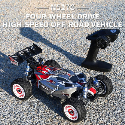 1:12 4WD Brushless RC Truck for Adults, 4x4 Offroad Fast Brushless Remote Control Car 4WD for Adults with Rechargeable 3S Battery High Speed Remote Control Cars - style: High Speed