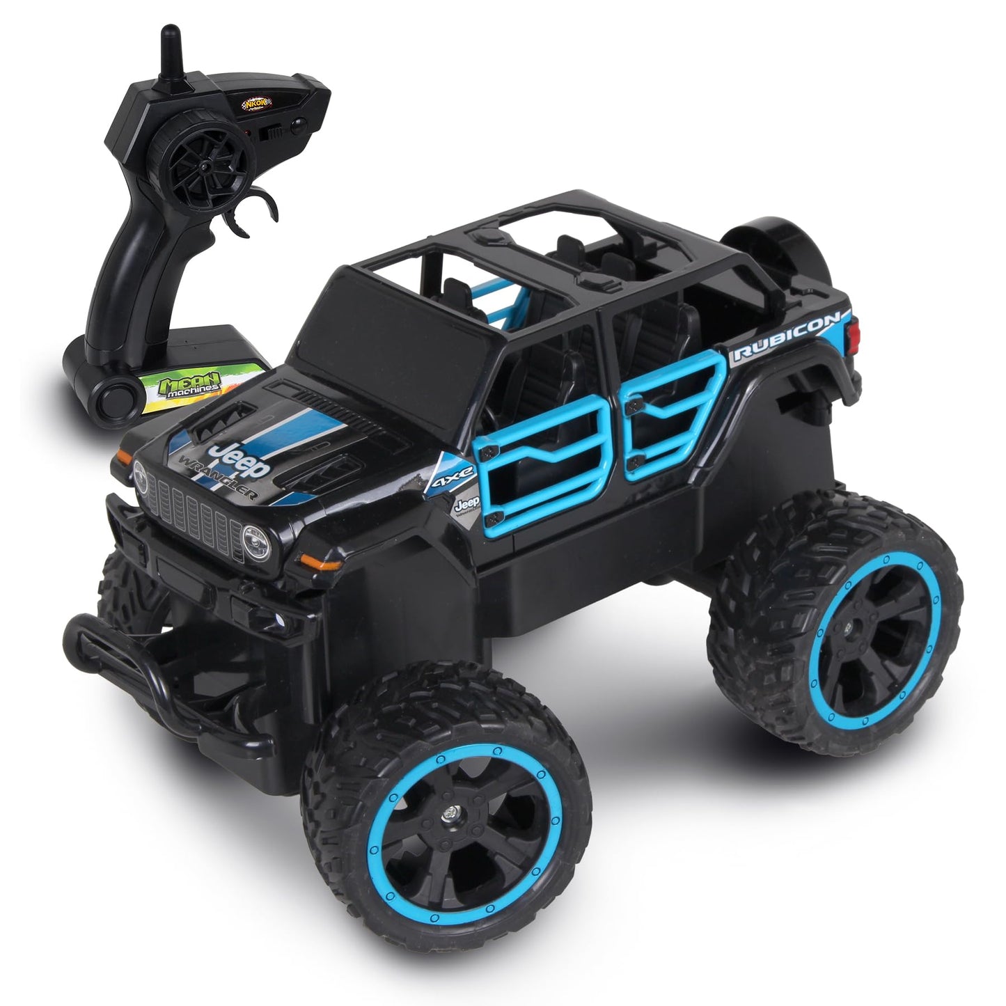 NKOK Mean Machine RC 1/16 Scale Jeep Wrangler Rubicon 4xe - 2.4GHz Radio Control - style: Wrangler