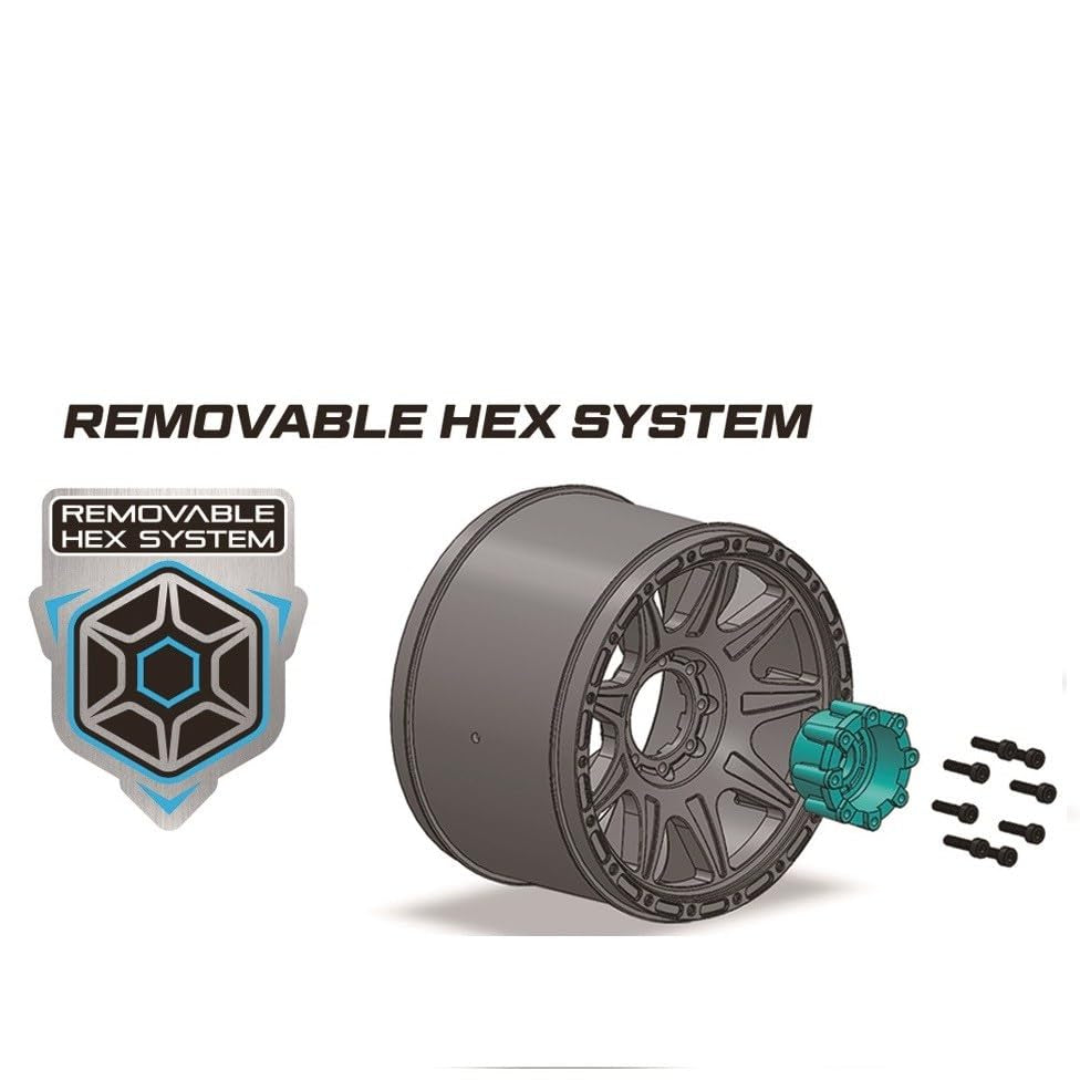2 Tires and Wheels MT-Uphill Speed 3.8 Soft MFT (Removable Hex 4pcs) - LT3354SB