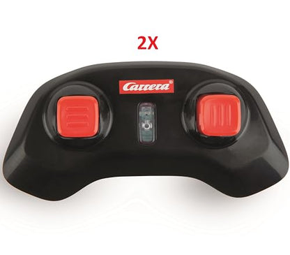 Carrera RC Mario Kart Tabletop Toy Racing Set Featuring Mario & Luigi 2.4GHz Radio Remote Control Cars for Children 6 and up - Ready to Run | Ready to Run, 2.4GHz, 1:50 Scale Mario Toy Racing Game Includes 2 Mini RC Cars - Mario & Luigi, Rechargeable Batt